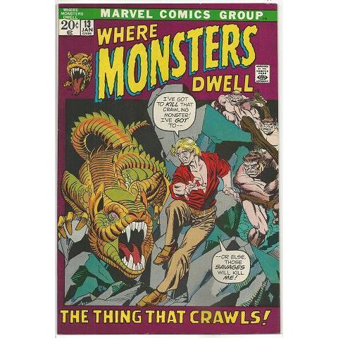 WHERE MONSTERS DWELL # 13 HI GRADE