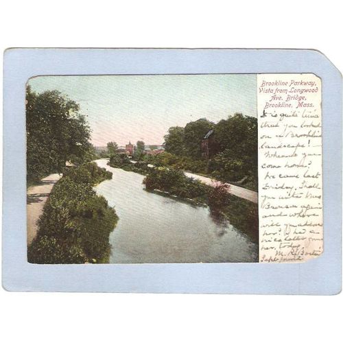 MA Brookline Brookline Parkway Vista From Longwood Ave Bridge ma_box1~248