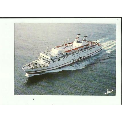 Brittany Ferries MV ARMORIQUE Postcard (Jack 9816)