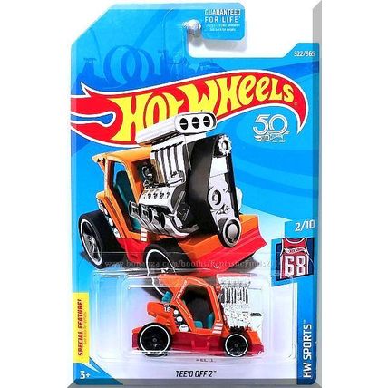 Hot Wheels - Tee'D Off 2: HW Sports #2/10 - #322/365 (2018) *Orange Edition*