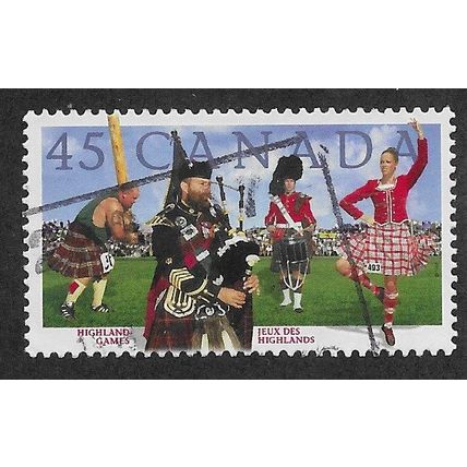 CAN 1997 45c 'GLENGARRY HIGHLAND GAMES ' FINE USED (EBID71-493)