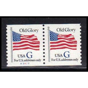2890 32c G Old Glory Very Fine MNH CNP Left A5427 PA1584