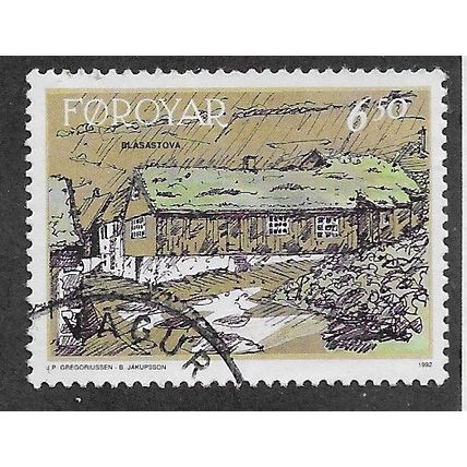 FAR 1992 650o 'OLD HOUSES IN NORDRAGOTA' FINE USED (EBID74-979)