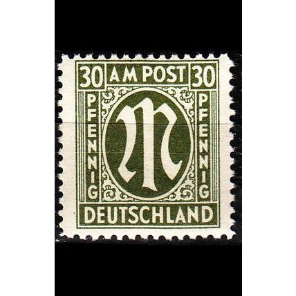 GERMANY Alliiert AmBri [1945] MiNr 0029 c A ( **/mnh )