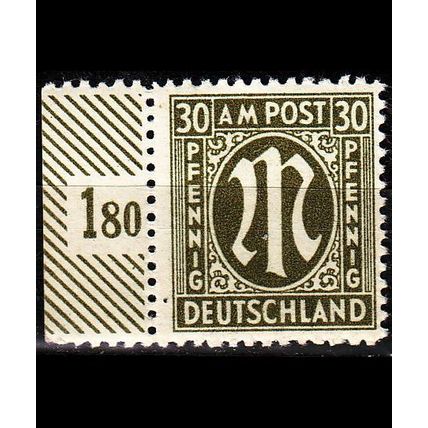 GERMANY Alliiert AmBri [1945] MiNr 0029 a B ( **/mnh )