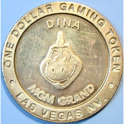 MGM Grand. $1 Casino Token. Las Vegas, NV. Dina. R85.