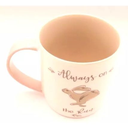 Always on the Run Hare Mug Fine China Ceramic 9 CM Gift Beverage Tableware