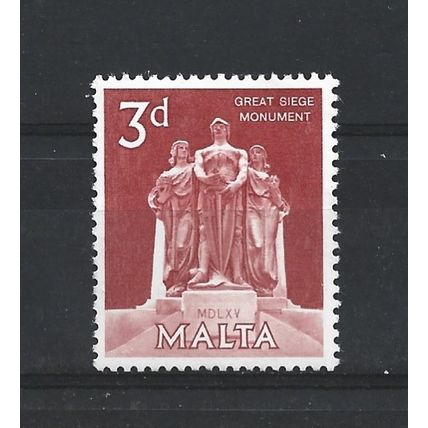 Malta.SG308 3d Great Siege Monument.Mounted Mint.Apr25