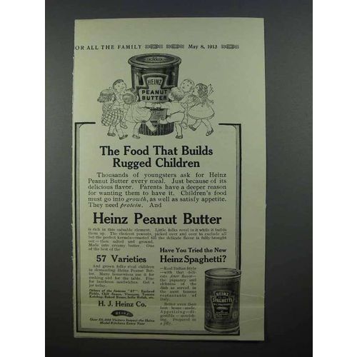 1913 Heinz Peanut Butter, Spaghetti Ad