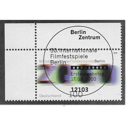 GER 2000 100pf 'BERLIN FILM FESTIVAL'(CORNER MARGIN) FINE USED(EBID53-903)