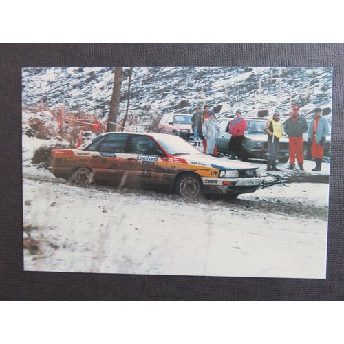 Lombard RAC Rally Nov 1988 Car No 36 Schwarz & Hertz Postcard