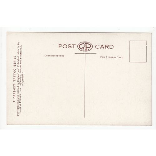 Multiview of Aldershot Tattoo Series Postcard A134