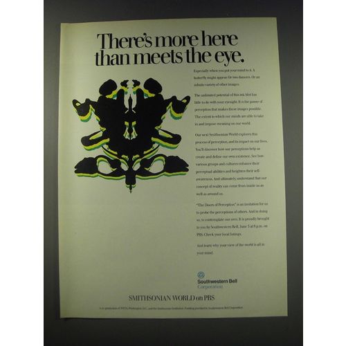 1991 Southwestern Bell Smithsonian World on PBS Ad - There's more here