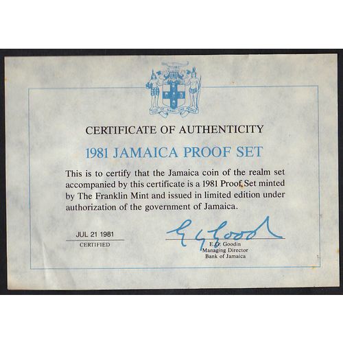 1981 Jamaica Proof Coin Set