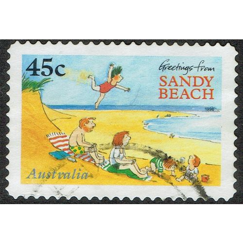 Australia 1996 50th Anniv Childrens Book Awards 45c Multicoloured S/Ad SG1635 FU