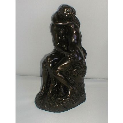 COLD CAST BRONZE, NUDE COUPLE KISSING, Circa 1980's. Absolutely Stunning, Mint.