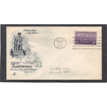 FDC Art Craft 970 3c Fort Kearny (Cachet-Penciled/A) CV42263