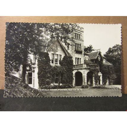 VIEWFIELD HOUSE, PORTREE, ISLE OF SKYE, SCOTLAND unused vintage postcard, RP /