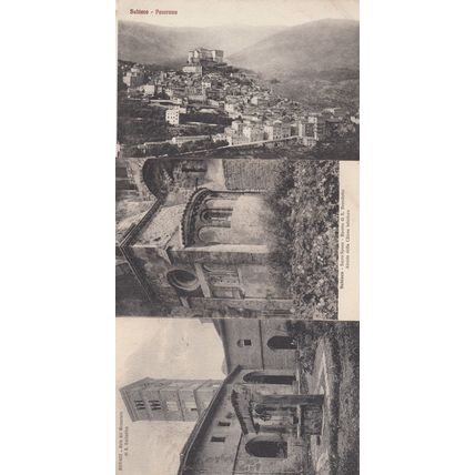 Subiaco Sacro Speco Chiesa 3x Italian Religious Postcard s