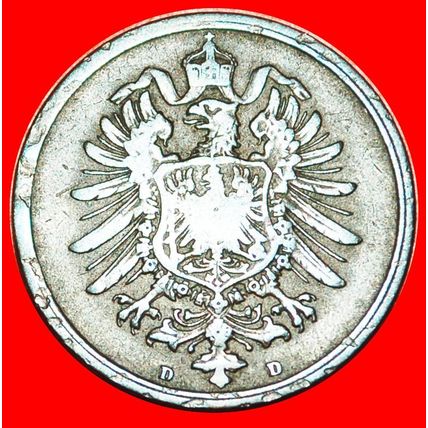 EAGLE (1873-1877): GERMANY ★ 2 PFENNIGS 1873D! ★LOW START★NO RESERVE