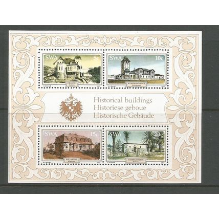 South West Africa 1977 Historic Houses UMM Miniature Sheet SG MS 310