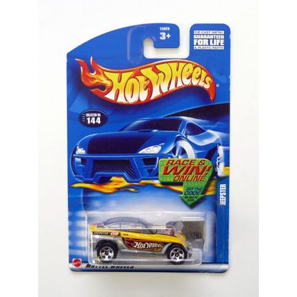 Hot Wheels Jeepster #144 Silver Die-Cast Car 2002