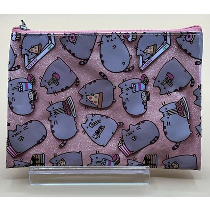 A Very Cute Rare HTF Pusheen Cat Zip Pouch Bag Pencil Bag Cosmetic Makeup Case