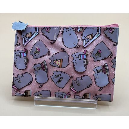 A Very Cute Rare HTF Pusheen Cat Zip Pouch Bag Pencil Bag Cosmetic Makeup Case