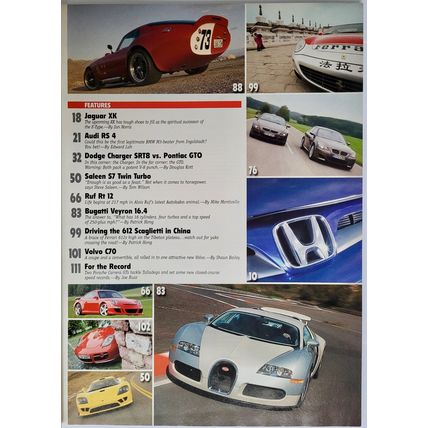 Road & Track magazine. Guide to Sports & GT Cars 2006