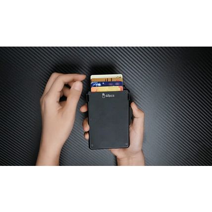 Umoven Wallet for Men - with Money Clip Slim Leather Slots Credit Card Holder RF