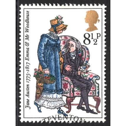GREAT BRITAIN 1975: BIRTH BICENTENARY OF JANE AUSTIN - 8½p USED (G8)