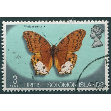 Solomon Islands 1972 3c Vindula sapor SG221 used