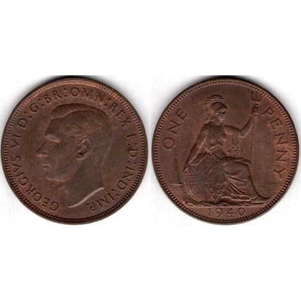 Great Britain. George VI. Penny 1940. dy23525