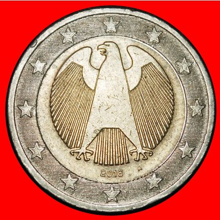 Ⰶ NON-PHALLIC (2008-2025): GERMANY ★ 2 EUROS 2016A PRUSSIA!★LOW START★NO RESERVE