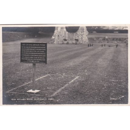 ED 337 GLASTONBURY -KING ARTHURS GRAVE .PRINTED POSTCARD