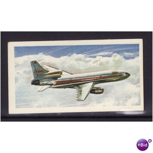 Brook Bond History of Aviation No 49 Lockheed Tristar Mint