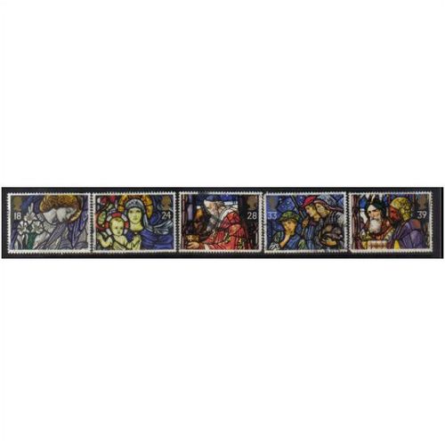 1992 GB CHRISTMAS SET F/U SG 1634-1638