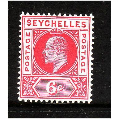 SEYCHELLES 1903 SG 48 6c CARMINE U/M MINT