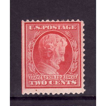USA 1909 SG 374 2c RED BITH CENT ABRAHAM LINCOLN M MINT