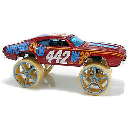 Hot Wheels - Olds 442 W-30: HW Art Cars #5/10 - #240/250 (2019) *Red Edition*