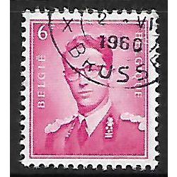 BELGIUM 1955 KING BAUDOUIN 6F MAUVE SG 1463 FINE USED