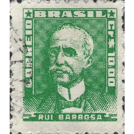 BRAZIL, Rui Barbosa, green 1960, 10cruz, #3