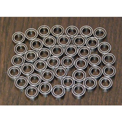 (42pcs) TAMIYA 1:16 M26 PERSHING TANK Rubber Sealed Ball Bearing Set