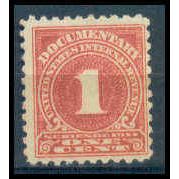 Used R196 1c Series of 1914 Barely Clears WA1787