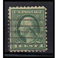 Used 543 1c George Washington Barely Clears K3466