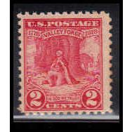 645 2c Valley Forge Barely Clears MNH O0996