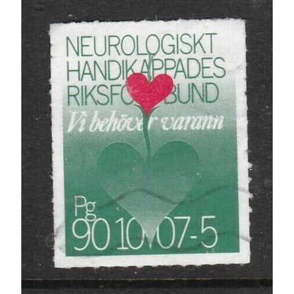 Sweden Neurologist Handicap fund stamp Cinderella VFU