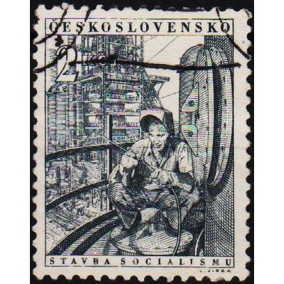 Czechoslovakia. 1953 2k S.G.767 Used
