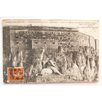 1916 postcard Guerre Européenne, Haute Alsace 1914-15, Belfort