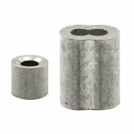 Prime-Line Products GD 12152 Ferrules and Stops, 5/32-Inch, Aluminum,(Pack of 2)